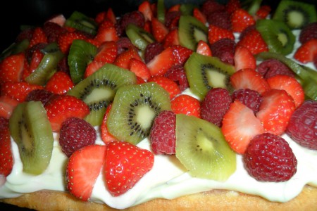 Mascarponés szelet kivivel is