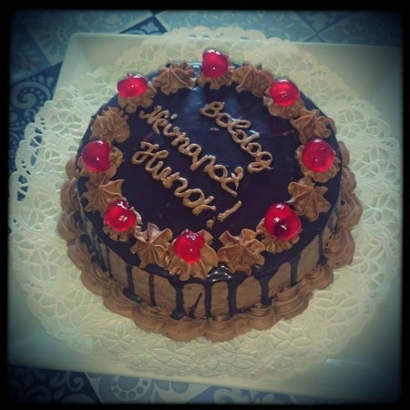 Rumos dió és csokoládé torta